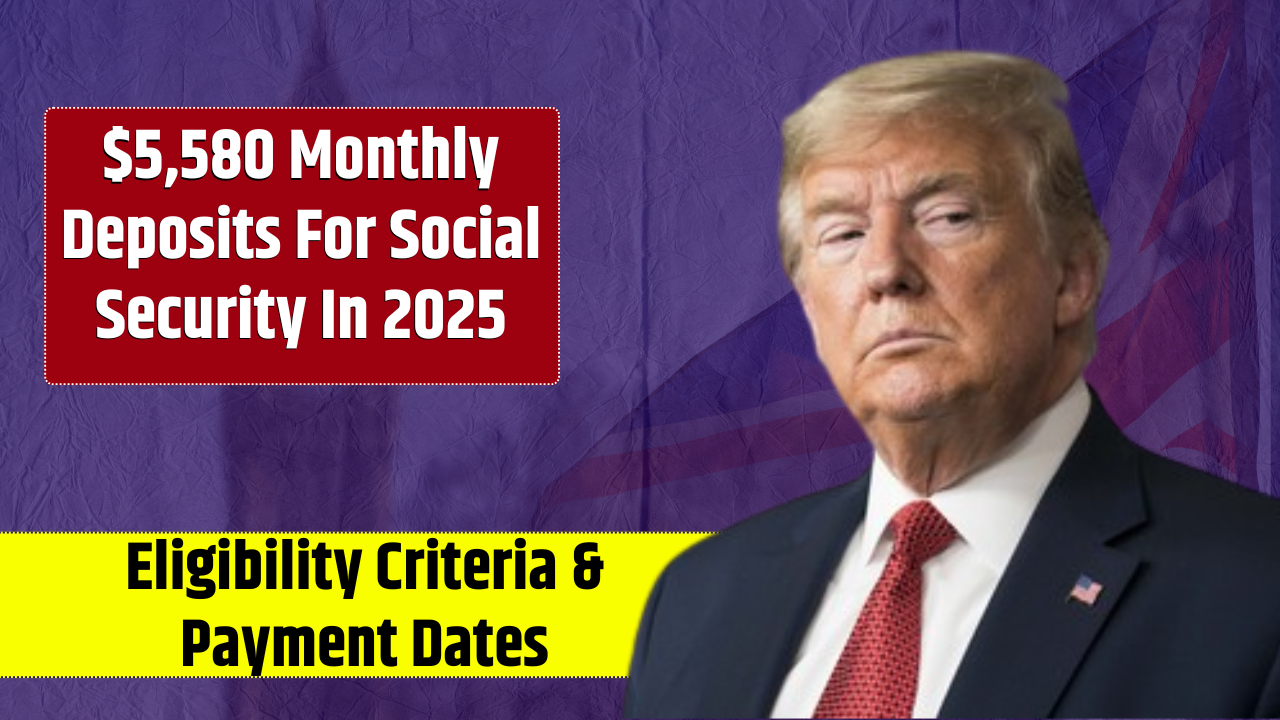 $5,580 Monthly Deposits For Social Security & SSDI Recipients