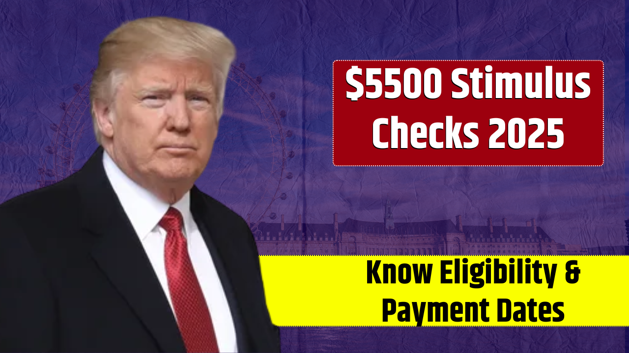 $5,500 Stimulus Checks 2025 - Who Qualifies? SSI, SSDI & Low-Income Eligibility